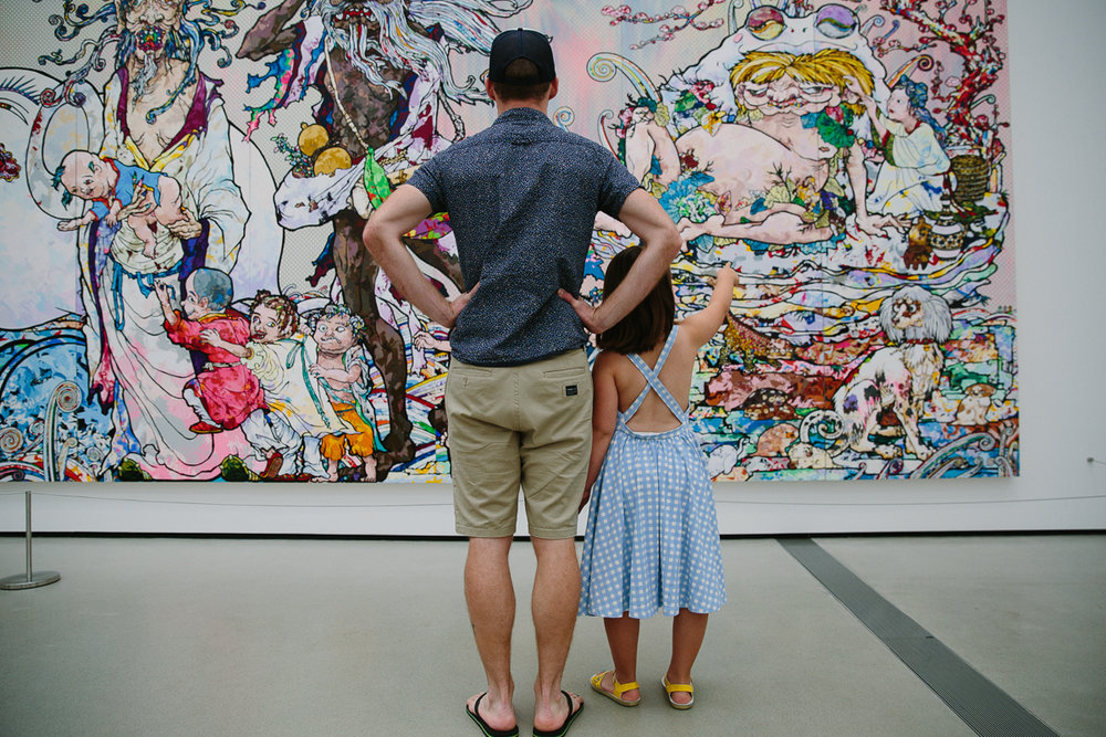 summer vacation at the Broad in LA